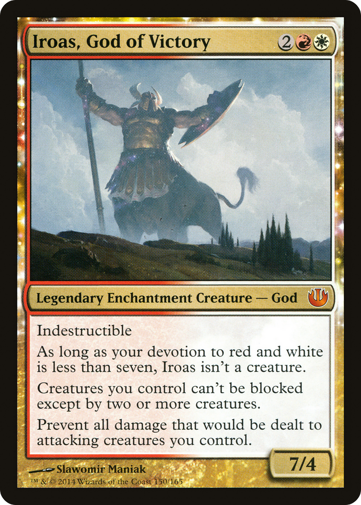 Iroas, God of Victory (JOU-150) [Journey into Nyx]