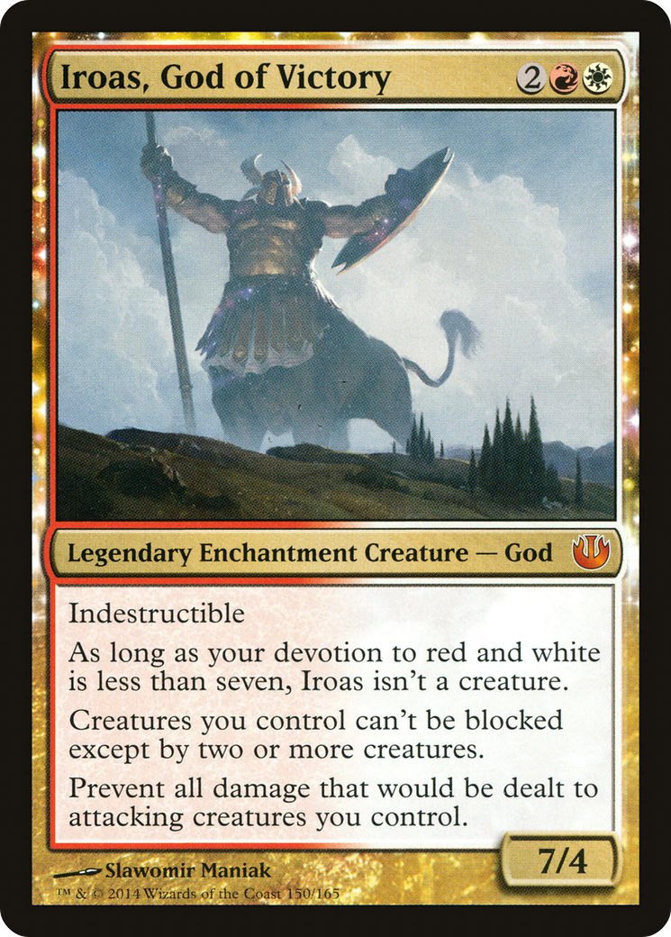 Iroas, God of Victory (JOU-150) [Journey into Nyx]: (enchantment) Foil