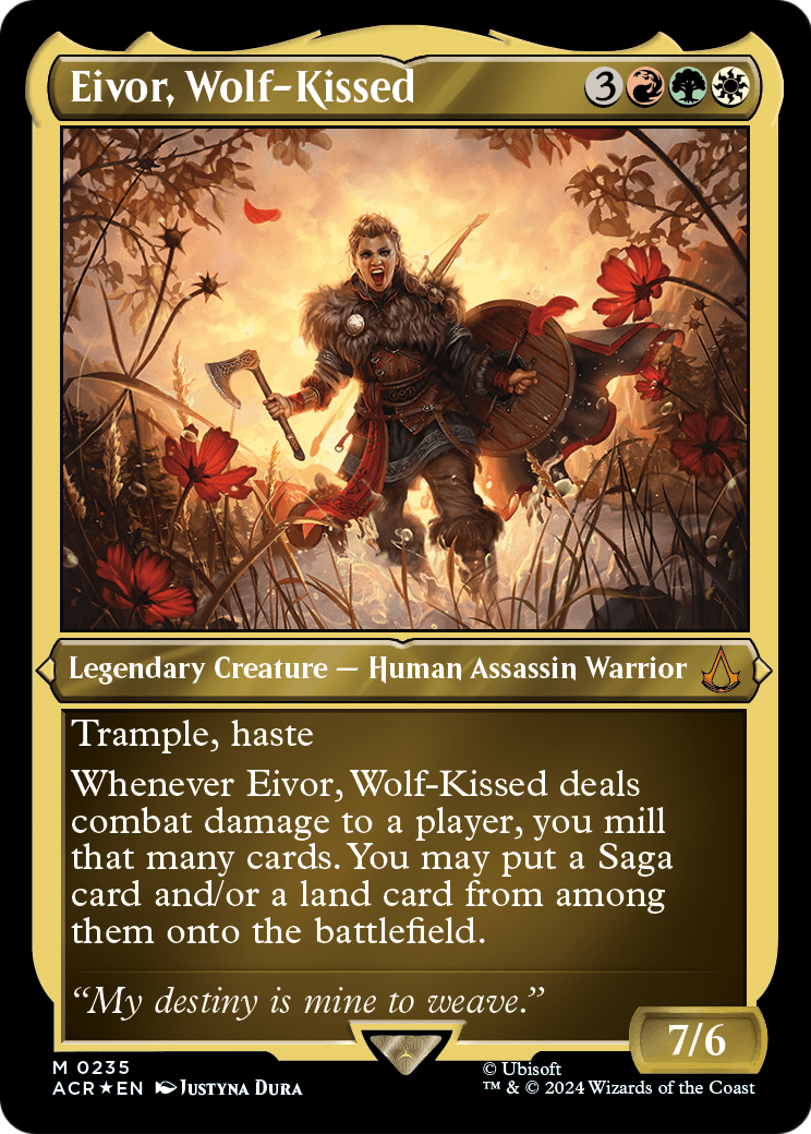 Eivor, Wolf-Kissed (Foil Etched) (ACR-235) [Assassin's Creed] Foil