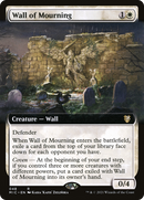 Wall of Mourning (MIC-048) [Midnight Hunt Commander]: (Extended Art)