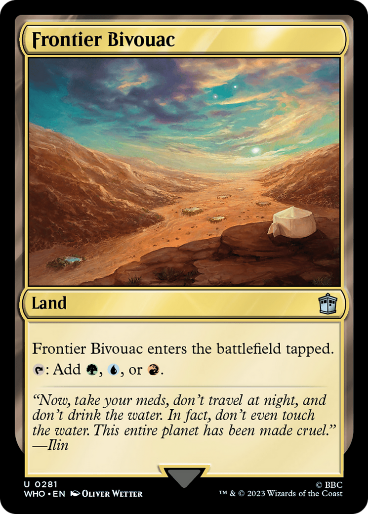 Frontier Bivouac (WHO-281) [Doctor Who]