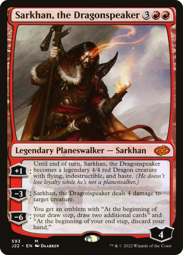 Sarkhan, the Dragonspeaker (J22-593) [Jumpstart 2022]