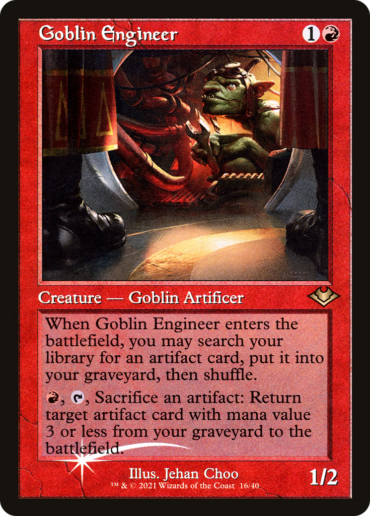 Goblin Engineer (Retro Frame) (MH1-016) [Modern Horizons 1 Timeshifts] Foil