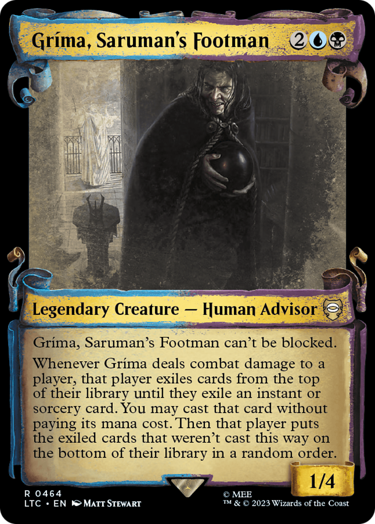 Gríma, Saruman's Footman (LTC-464) [Tales of Middle-earth Commander]: (Showcase)