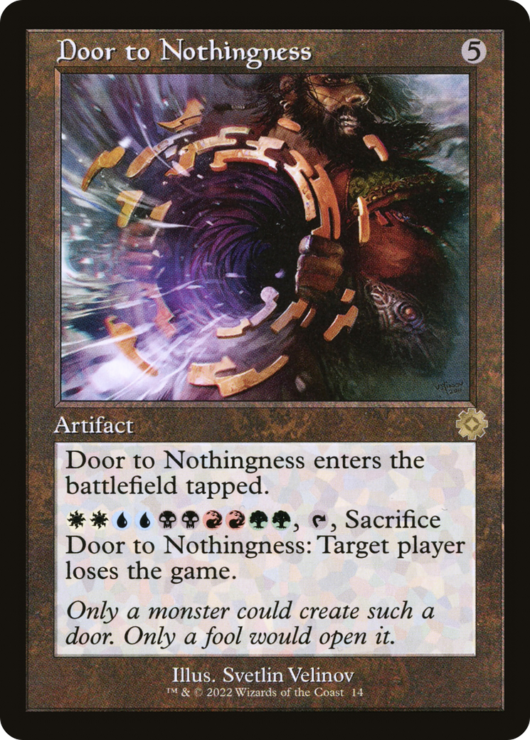 Door to Nothingness (BRR-014) [The Brothers' War Retro Artifacts]