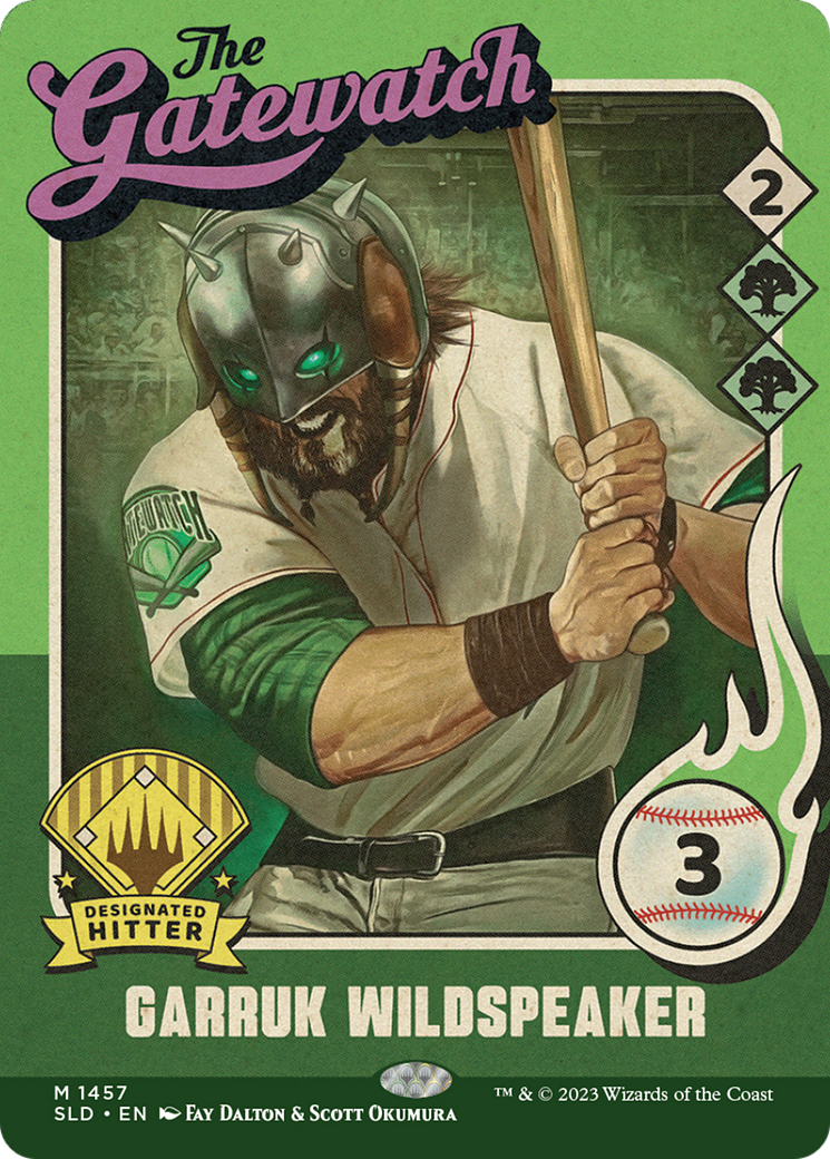 Garruk Wildspeaker // Garruk Wildspeaker (SLD-1457) [Secret Lair Drop]: (Full Art) (Borderless)