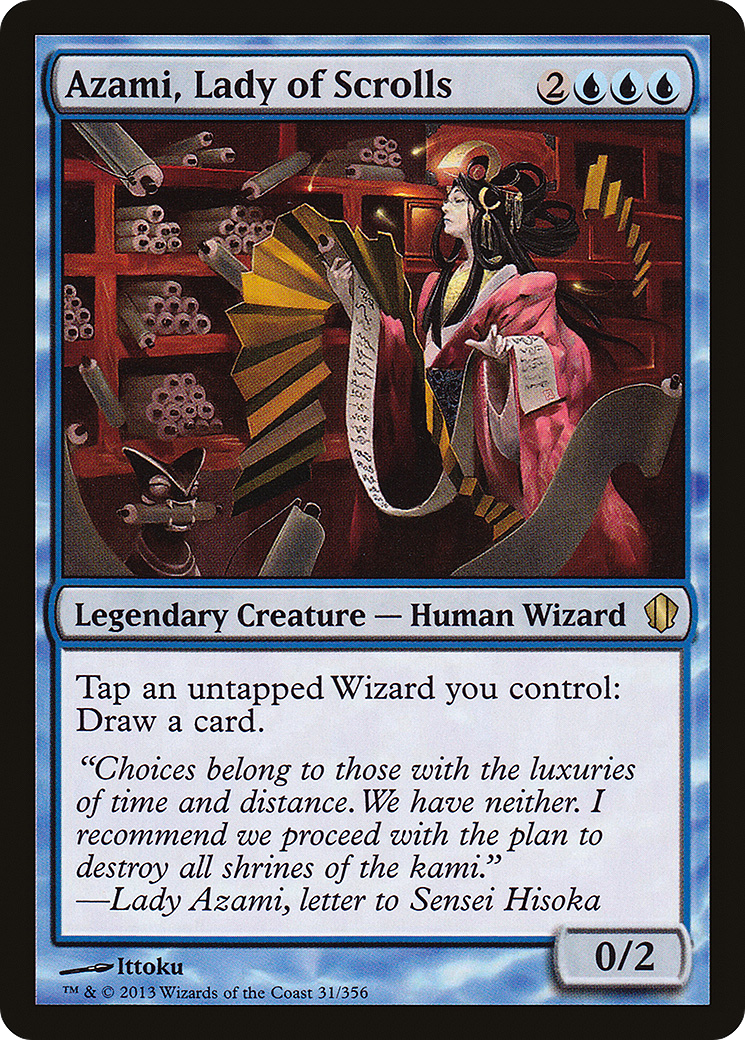 Azami, Lady of Scrolls (C13-031) [Commander 2013]