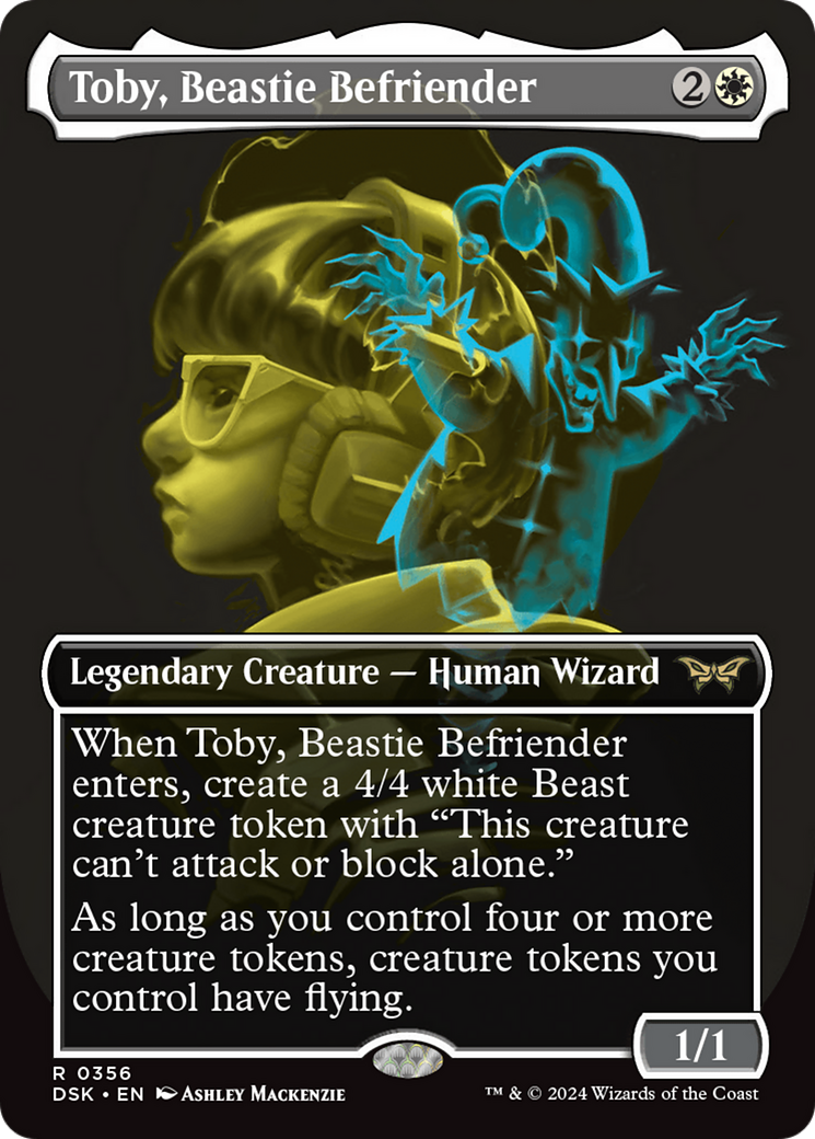 Toby, Beastie Befriender (DSK-356) [Duskmourn: House of Horror] (Borderless)