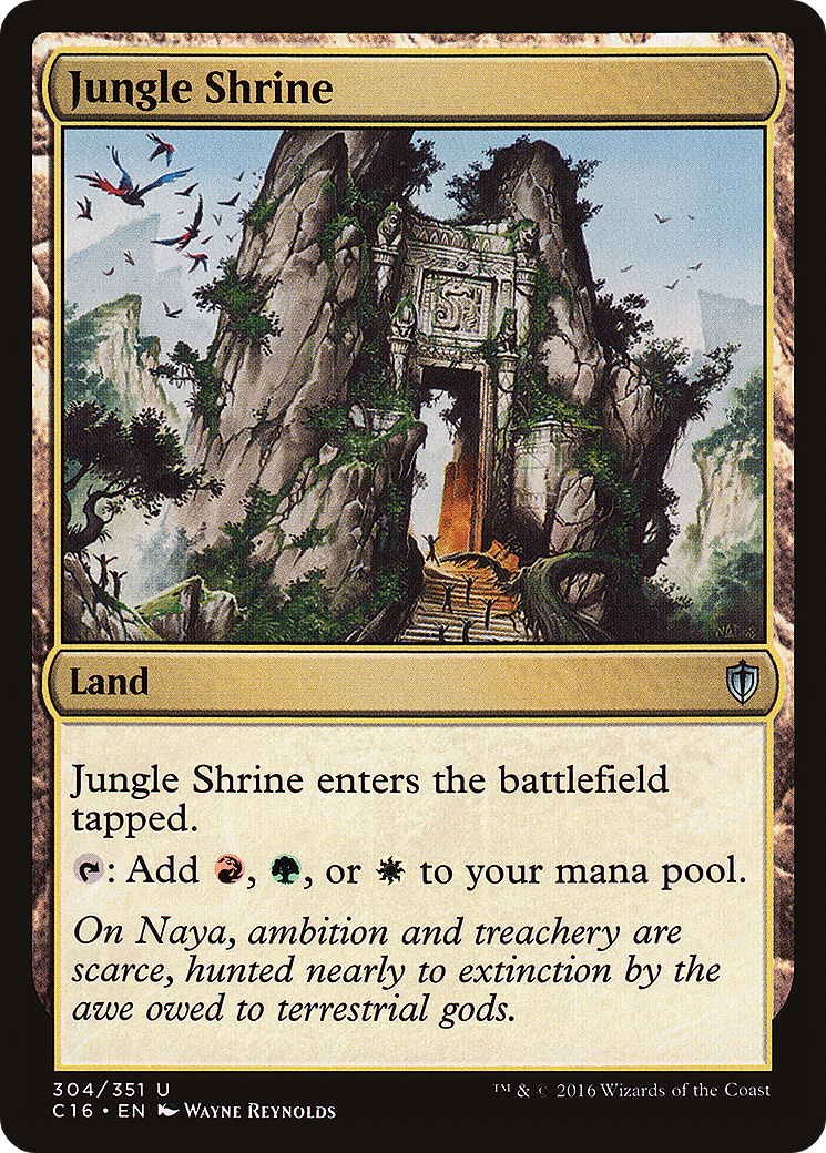 Jungle Shrine (C16-304) [Commander 2016]