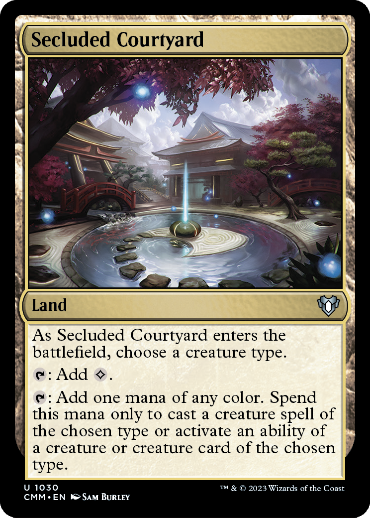 Secluded Courtyard (CMM-1030) [Commander Masters]