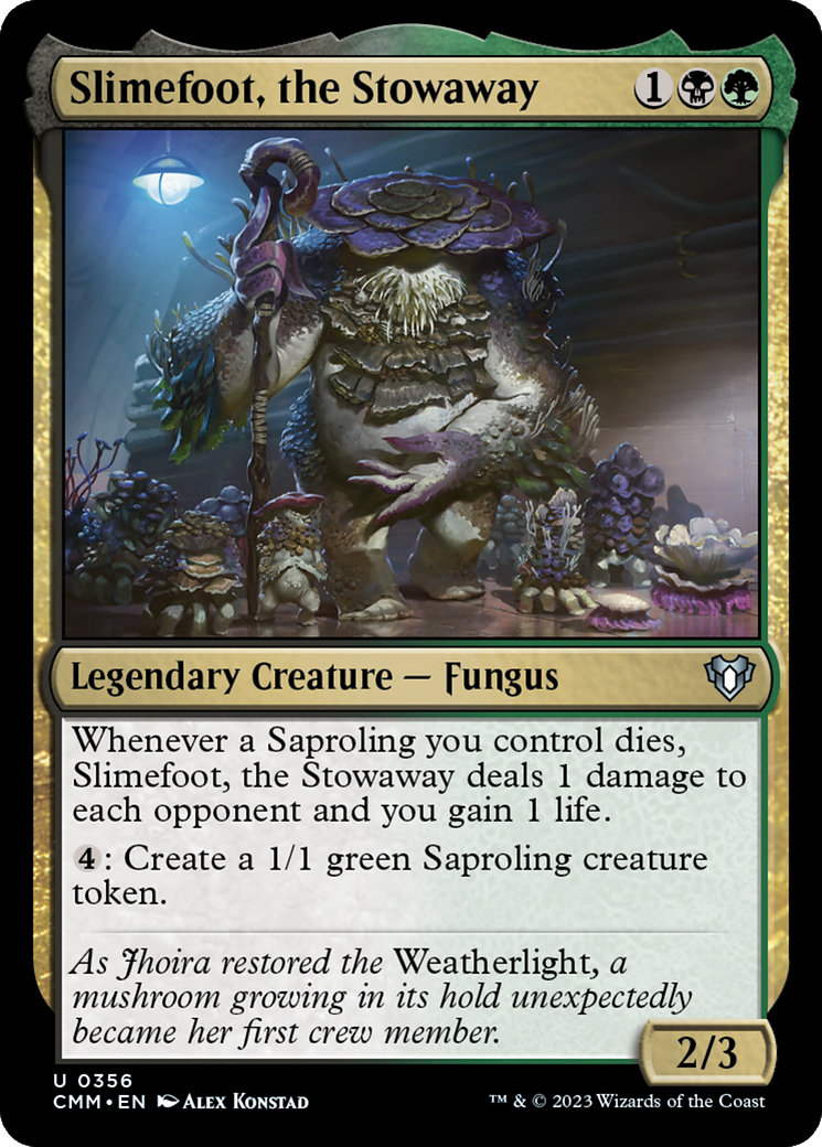 Slimefoot, the Stowaway (CMM-356) [Commander Masters]