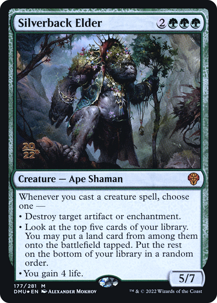 Silverback Elder (PRE-177) [Dominaria United Promos] Foil