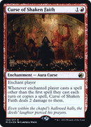 Curse of Shaken Faith (PRE-134S) [Innistrad: Midnight Hunt Promos] Foil
