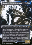 Malcator, Purity Overseer (ONE-320) [Phyrexia: All Will Be One]: (Showcase) (Borderless) Foil