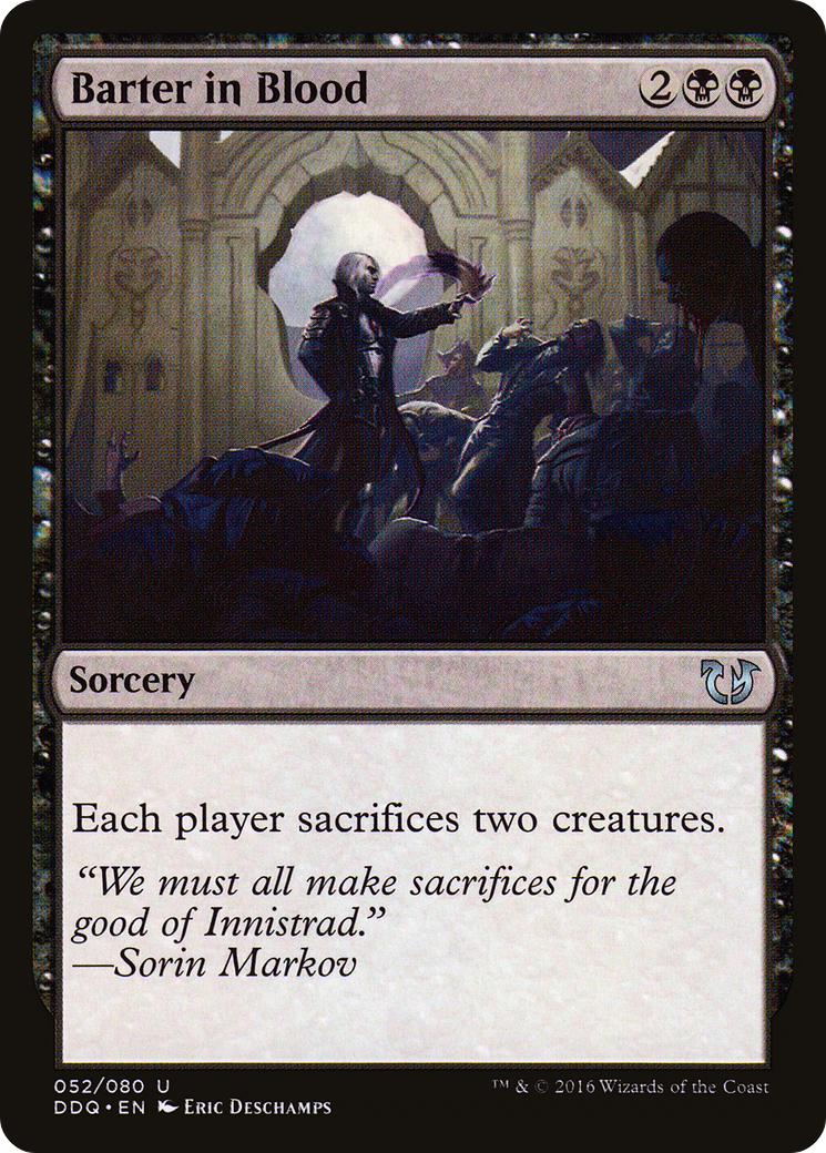 Barter in Blood (DDQ-052) [Duel Decks: Blessed vs. Cursed]
