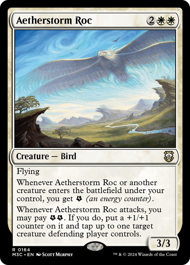 Aetherstorm Roc (M3C-164) [Modern Horizons 3 Commander] Foil