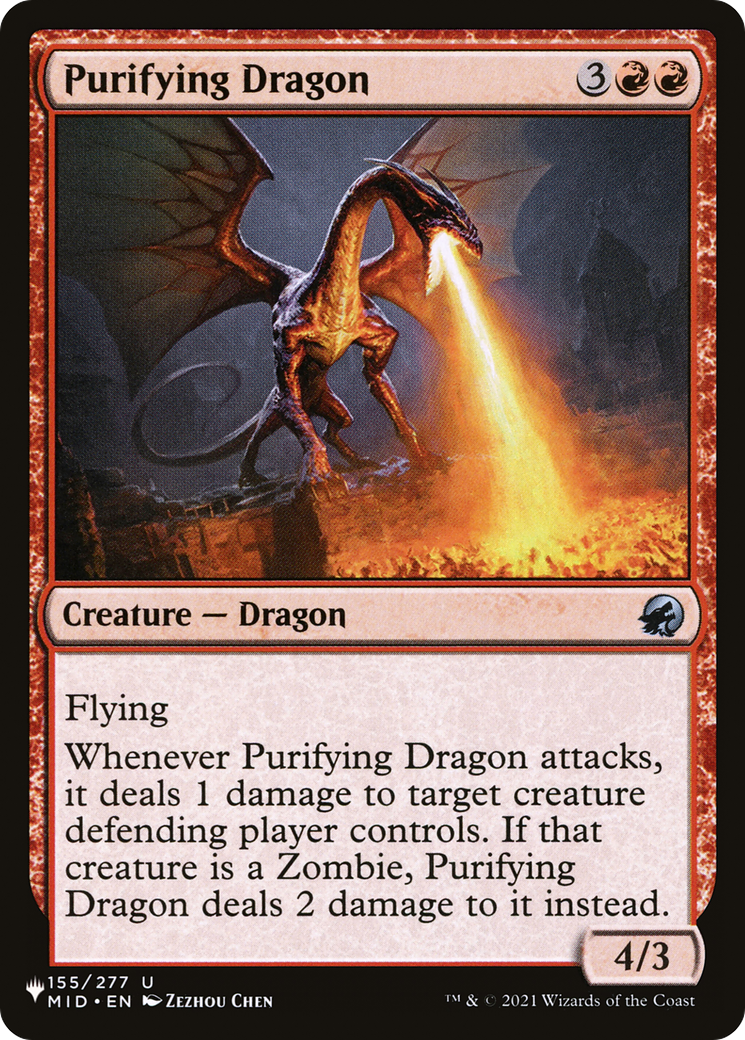 Purifying Dragon (LIST-MID-155) [The List]