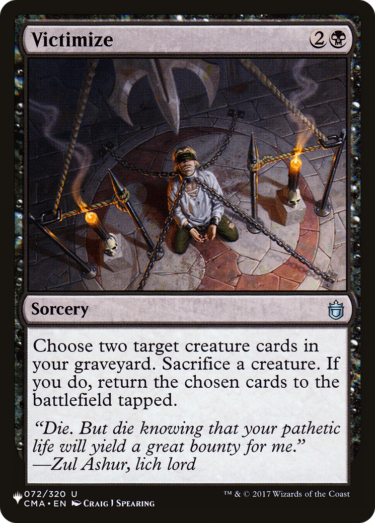 Victimize (LIST-CMA-72) [The List]
