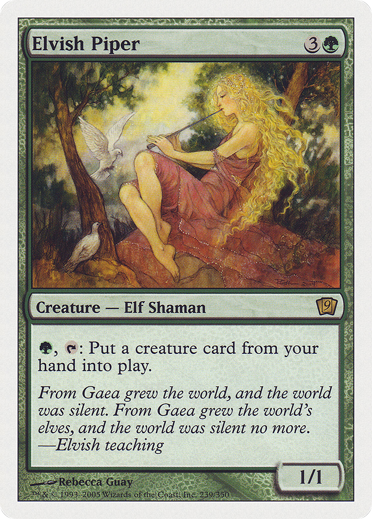 Elvish Piper (9ED-239) [Ninth Edition] Foil