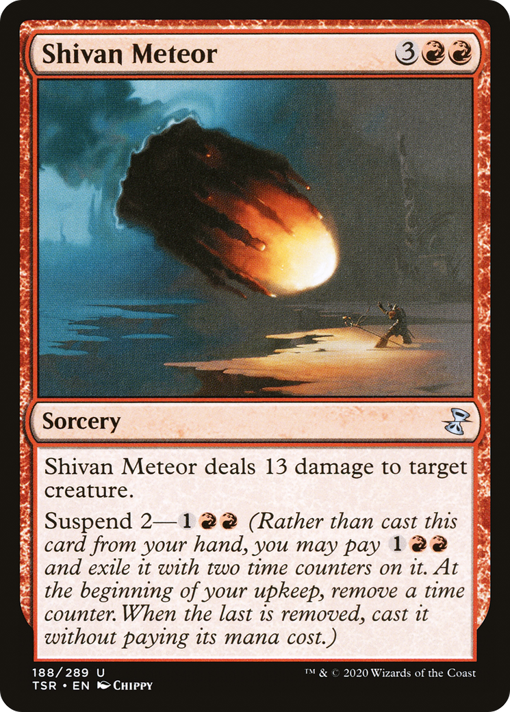 Shivan Meteor (TSR-188) [Time Spiral Remastered]
