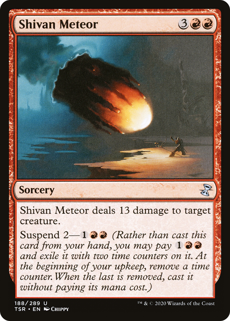 Shivan Meteor (TSR-188) [Time Spiral Remastered]