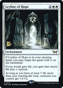 Leyline of Hope (PRE-18S) [Duskmourn: House of Horror Promos] Foil