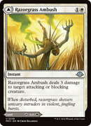 Razorgrass Ambush // Razorgrass Field (MH3-238) [Modern Horizons 3] Foil