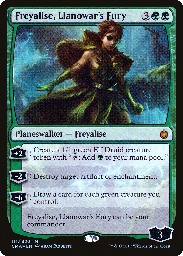 Freyalise, Llanowar's Fury (CMA-111) [Commander Anthology] Foil
