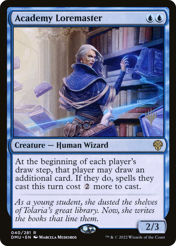 Academy Loremaster (PPDMU-040) [Promo Pack: Dominaria United Promos]