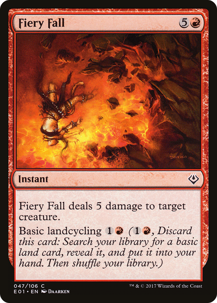 Fiery Fall (AC2-047) [Archenemy: Nicol Bolas]