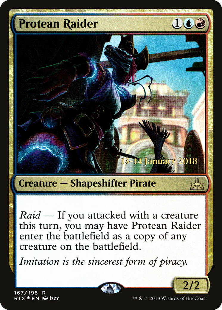 Protean Raider (PRE-167S) [Rivals of Ixalan Promos] Foil