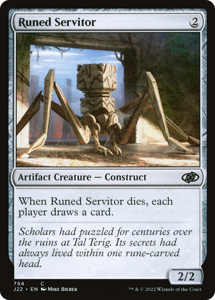 Runed Servitor (J22-794) [Jumpstart 2022]
