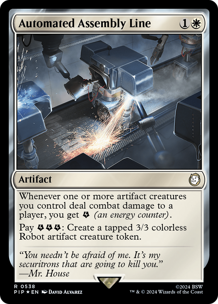 Automated Assembly Line (PIP-538) [Fallout] Foil