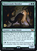Hauntwoods Shrieker (PRE-182) [Duskmourn: House of Horror Promos] Foil