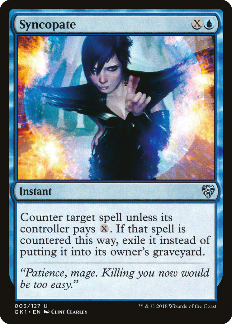 Syncopate (GR1-003) [GRN Guild Kit]