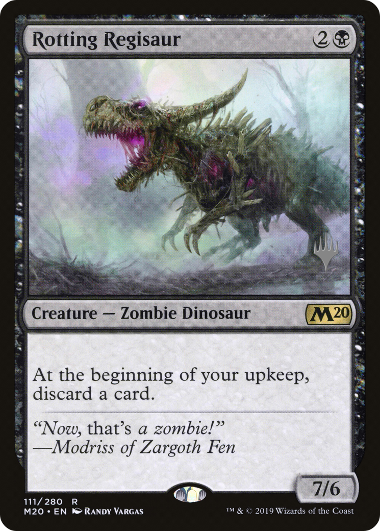 Rotting Regisaur (PPM20-111P) [Promo Pack: Core Set 2020 Promos]