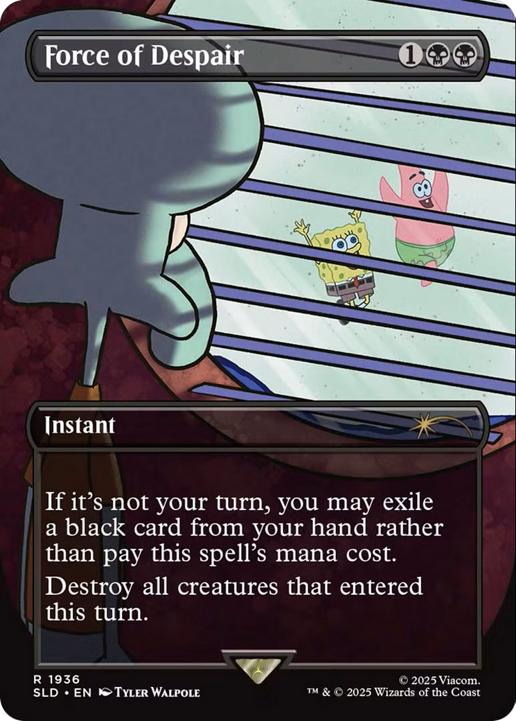Force of Despair (SLD-1936) [Secret Lair Drop] (Borderless)