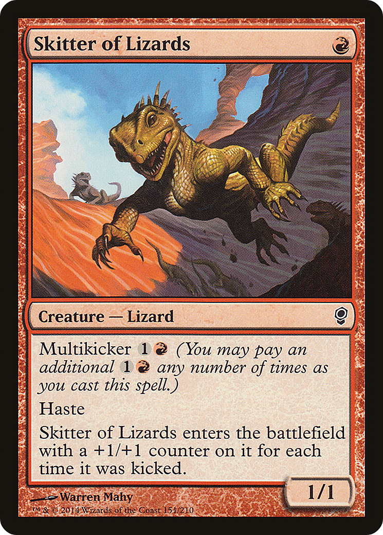 Skitter of Lizards (CNS-151) [Conspiracy] Foil
