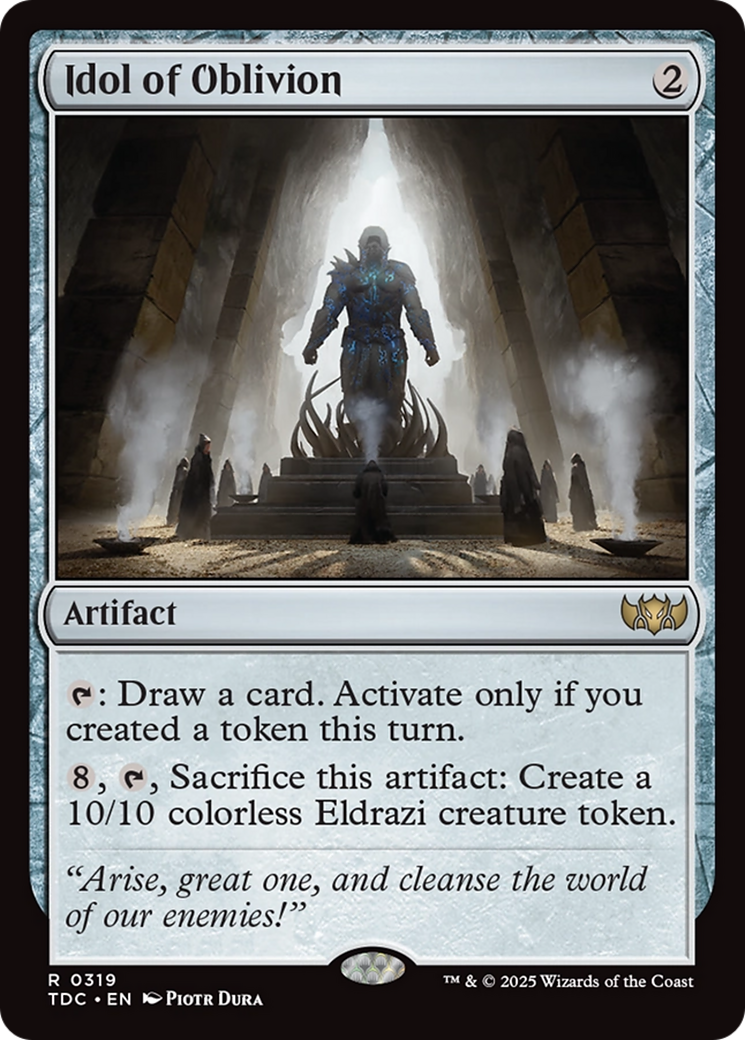 Idol of Oblivion (TDC-319) [Commander: Tarkir: Dragonstorm]