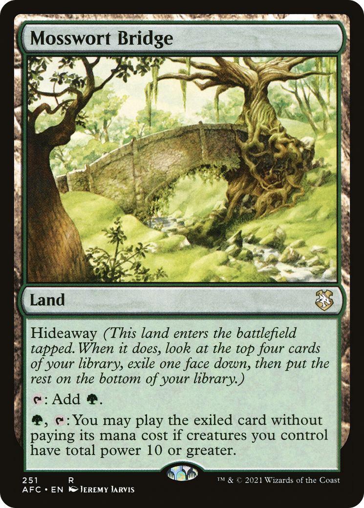 Mosswort Bridge (AFC-251) [Forgotten Realms Commander]