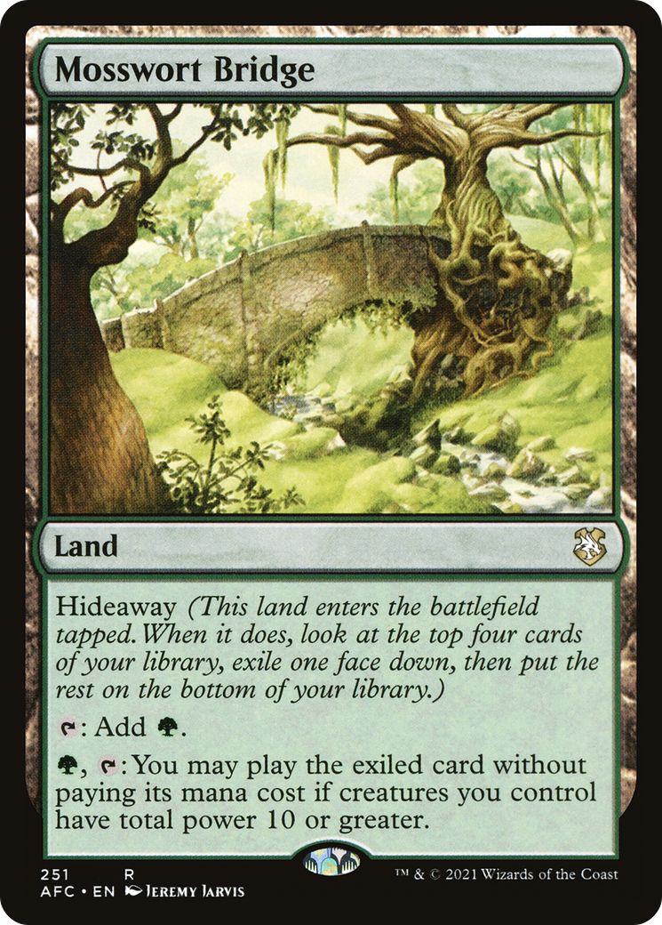 Mosswort Bridge (AFC-251) [Forgotten Realms Commander]