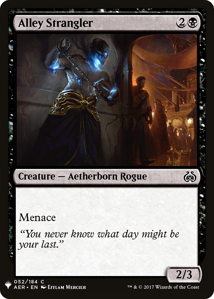 Alley Strangler (LIST-AER-52) [The List]