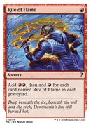 Rite of Flame (MB2-059) [Mystery Booster 2]