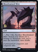 Bloodstained Mire (PRE-216S) [Modern Horizons 3 Promos] Foil