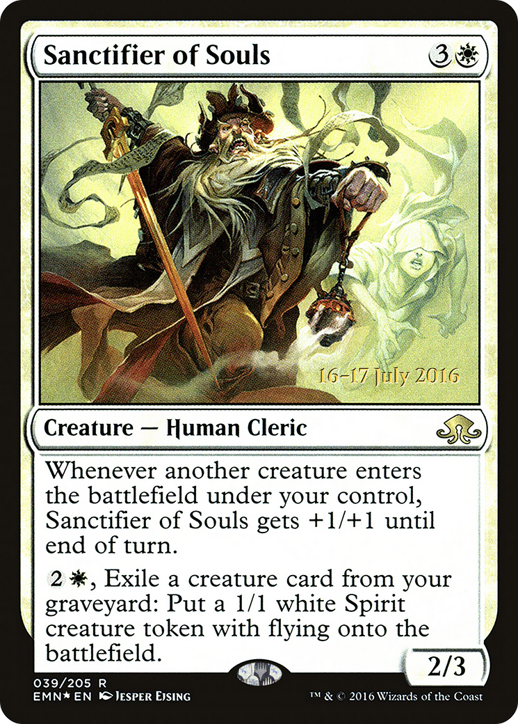 Sanctifier of Souls (PRE-39S) [Eldritch Moon Promos] Foil