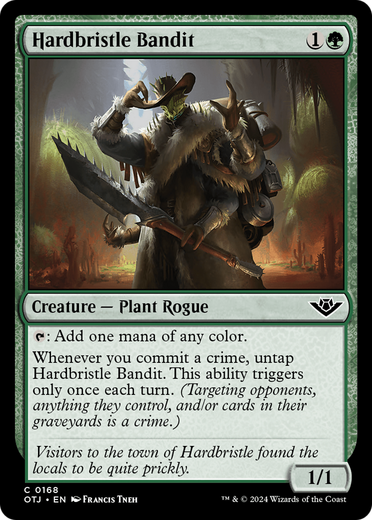 Hardbristle Bandit (OTJ-168) [Outlaws of Thunder Junction] Foil