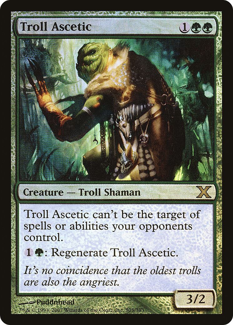 Troll Ascetic (10E-305★) [Tenth Edition] Foil