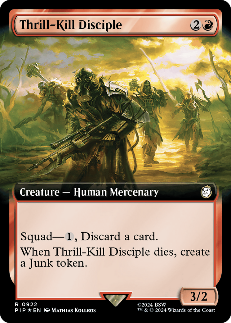 Thrill-Kill Disciple (PIP-922) [Fallout]: (Extended Art) Foil