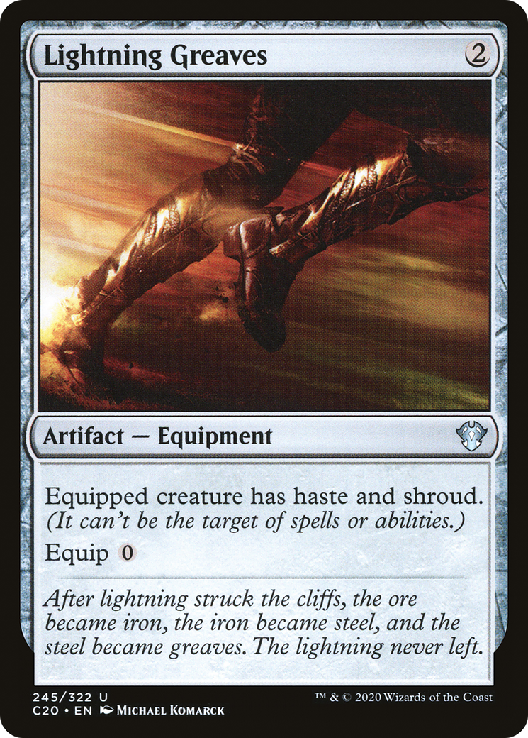 Lightning Greaves (C20-245) [Commander 2020]
