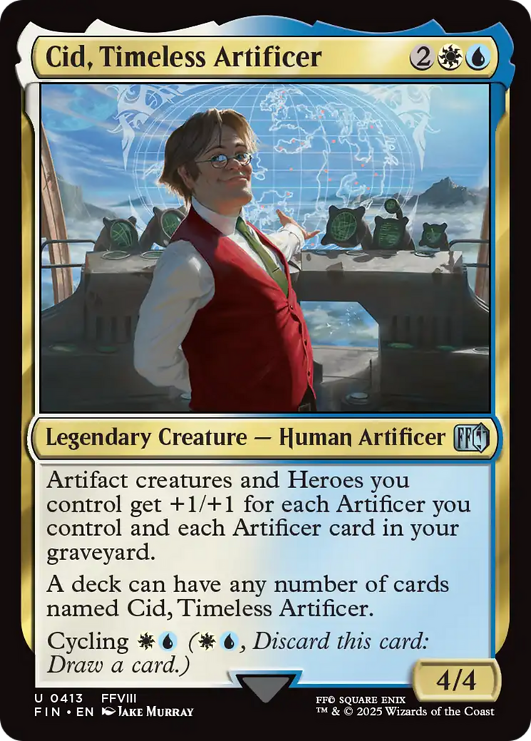 Cid, Timeless Artificer (0413) (FIN-413) [FINAL FANTASY]
